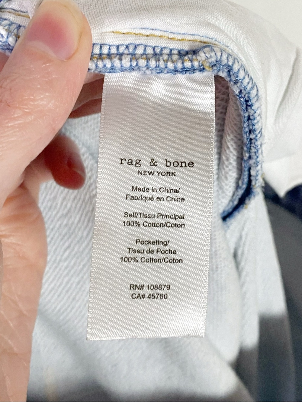 Rag & Bone Miramar Sofie Wide Leg Pant Jeans Minetta - Picture 7 of 7